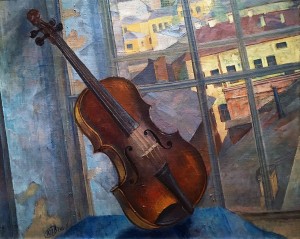 Кузьма Петров-Водкин - Скрипка, 1918
