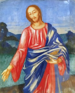 Кузьма Петров-Водкин - Христос-сеятель, эскиз, 1914-15