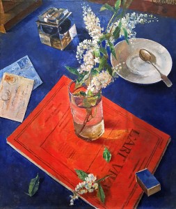 Кузьма Петров-Водкин - Черемуха в стакане, 1932