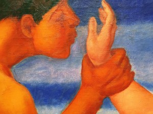 Кузьма Петров-Водкин - Юность (фрагмент), 1913