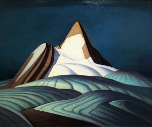 Лорен Харрис -  Одинокая вершина, Скалистые горы, 1929