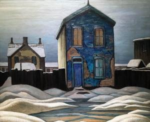 Лорен Харрис - Серый день в городе, 1923