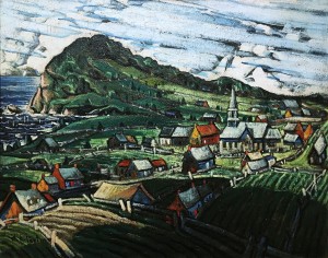Марк Аурель Фортен - Пейзаж в Гаспе (Анс-ау-Гасконь), 1941-45