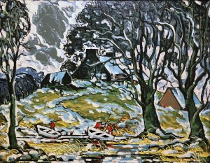 Марк Аурель Фортен - Первый снег, 1937