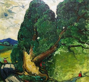 Марк Аурель Фортен - Поваленное дерево, 1950