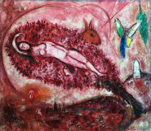 Марк Шагал - Песнь песней II, 1957