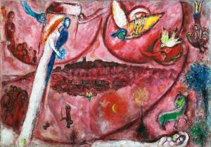 Марк Шагал - Песнь песней III, 1960