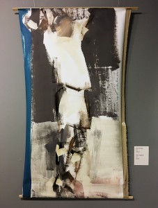 Маша Трегубенко - Аут, 2018 (баннер, масло)