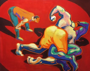 Михаил Гавричков - Верхом, 1999 (холст, масло)