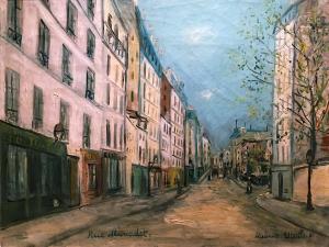 Морис Утрилло - Улица Маркаде в Париже, 1911