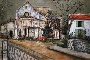 Морис Утрилло -  Церковь в Сермезе, ок. 1914-16