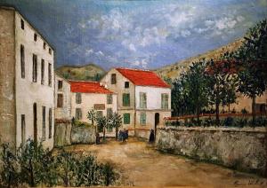 Морис Утрилло - Корсиканский пейзаж, 1912