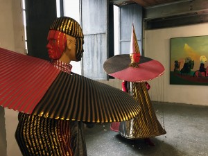 На выставке