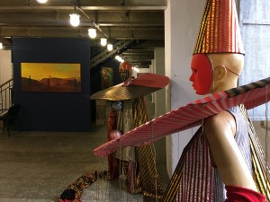 На выставке