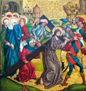 Неизвестный автор - Несение креста, 1490 (Цюрих)