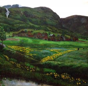 Николай Аструп - Белая ночь в июне, 1907