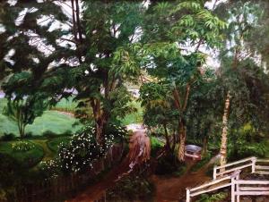 Николай Аструп - Дождливость под деревьями, 1908