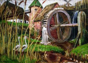 Николай Аструп - Мотив датской фермы, 1911