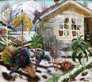 Николай Аструп - Первый снег, 1926