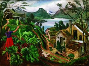 Николай Аструп - Ревень и девочка в Зандальстранне, 1927