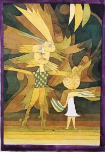 Пауль Клее - Гении (Фигуры из балета), 1922