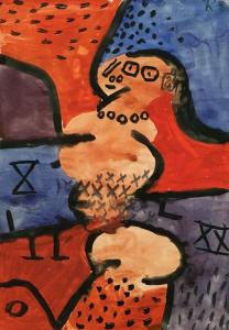 Пауль Клее - Реконструкция танцовщицы, попытка, 1939