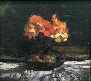 Пауль Клее - Цветы в вазе, 1908