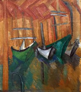 Рауль Дюфи - Лодки в Эстаке, 1908