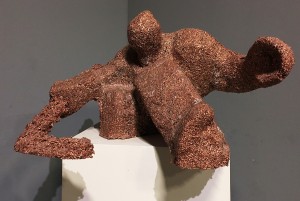 Семен Платонов - Гора, 2016 (медная сечка, смола)