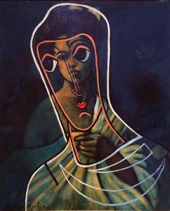 Франсис Пикабиа - Женщина и лицо, 1938