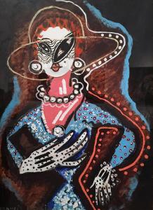 Франсис Пикабиа - Женщина с моноклем, 1926