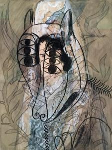 Франсис Пикабиа - Испанка и Агнец Апокалипсиса, 1928