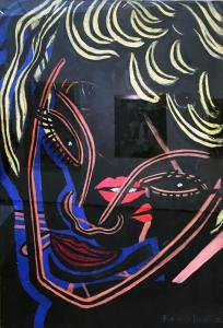 Франсис Пикабиа - Наложение голов, 1938