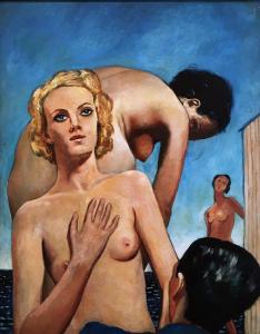 Франсис Пикабиа - Обнаженные женщины на побережье, 1941