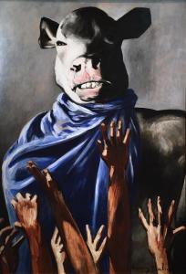 Франсис Пикабиа - Поклонение тельцу, 1942