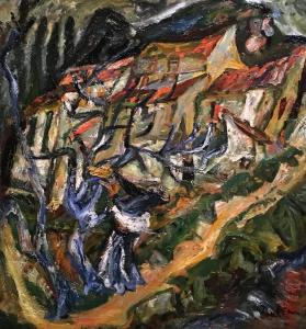 Хаим Сутин - Горный пейзаж, 1920