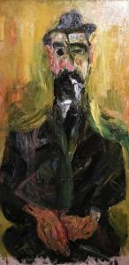 Хаим Сутин - Мужчина в шляпе, 1920