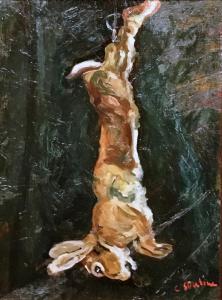 Хаим Сутин - Подвешенный заяц, 1923