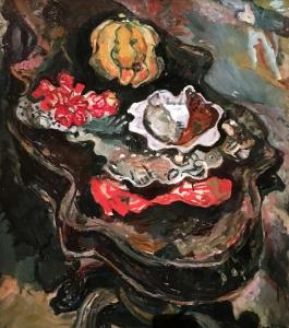 Хаим Сутин - Столик с яствами, 1923