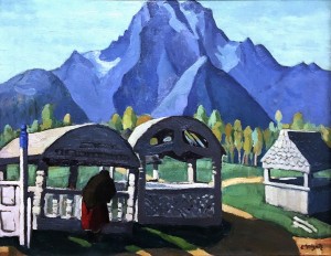 Эдвин Холгэйт - Индейские могильные дома, Скиния-ривер, 1926