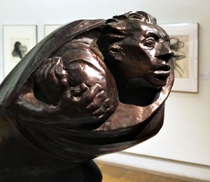 Эрнст Барлах — Беженец (фрагмент), бронза, 1920