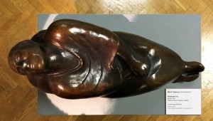 Эрнст Барлах — Видящая сны (вид сверху), бронза, 1933