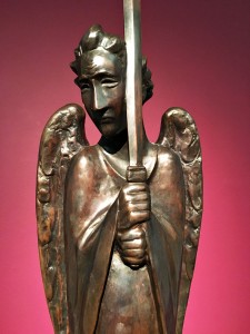 Эрнст Барлах — Водитель духа, бронза (фрагмент), 1928