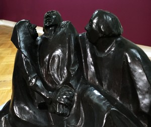 Эрнст Барлах — Группа из трех фигур (Смерть), фрагмент, бронза, 1925