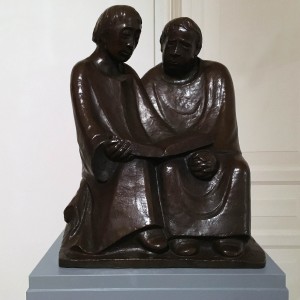 Эрнст Барлах — Монахи за чтением, бронза, 1932