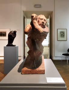 Эрнст Барлах — Мститель (анфас), гипс, 1914