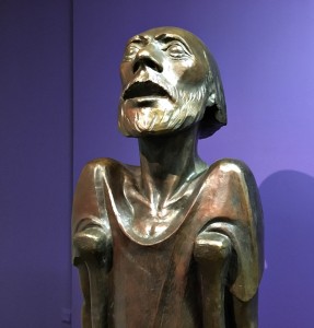 Эрнст Барлах — Нищий (фрагмент), бронза, 1930