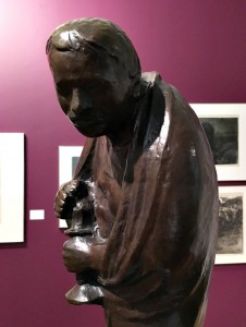 Эрнст Барлах — Одинокий (фрагмент), бронза, 1911