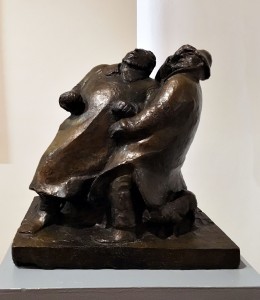 Эрнст Барлах — Панический ужас, бронза, 1912