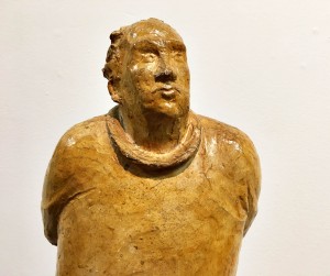 Эрнст Барлах — Прогуливающийся (фрагмент), гипс,1912